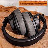 Амбушури HyperX Cloud Alpha Core Cloud III Stinger Core Cloud II Cloud Flight S Silver Сірі Тканинні Потовщені, фото 5