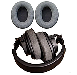 Амбушури HyperX Cloud Alpha Core Cloud III Stinger Core Cloud II Cloud Flight S Silver Сірі Тканинні Потовщені, фото 3