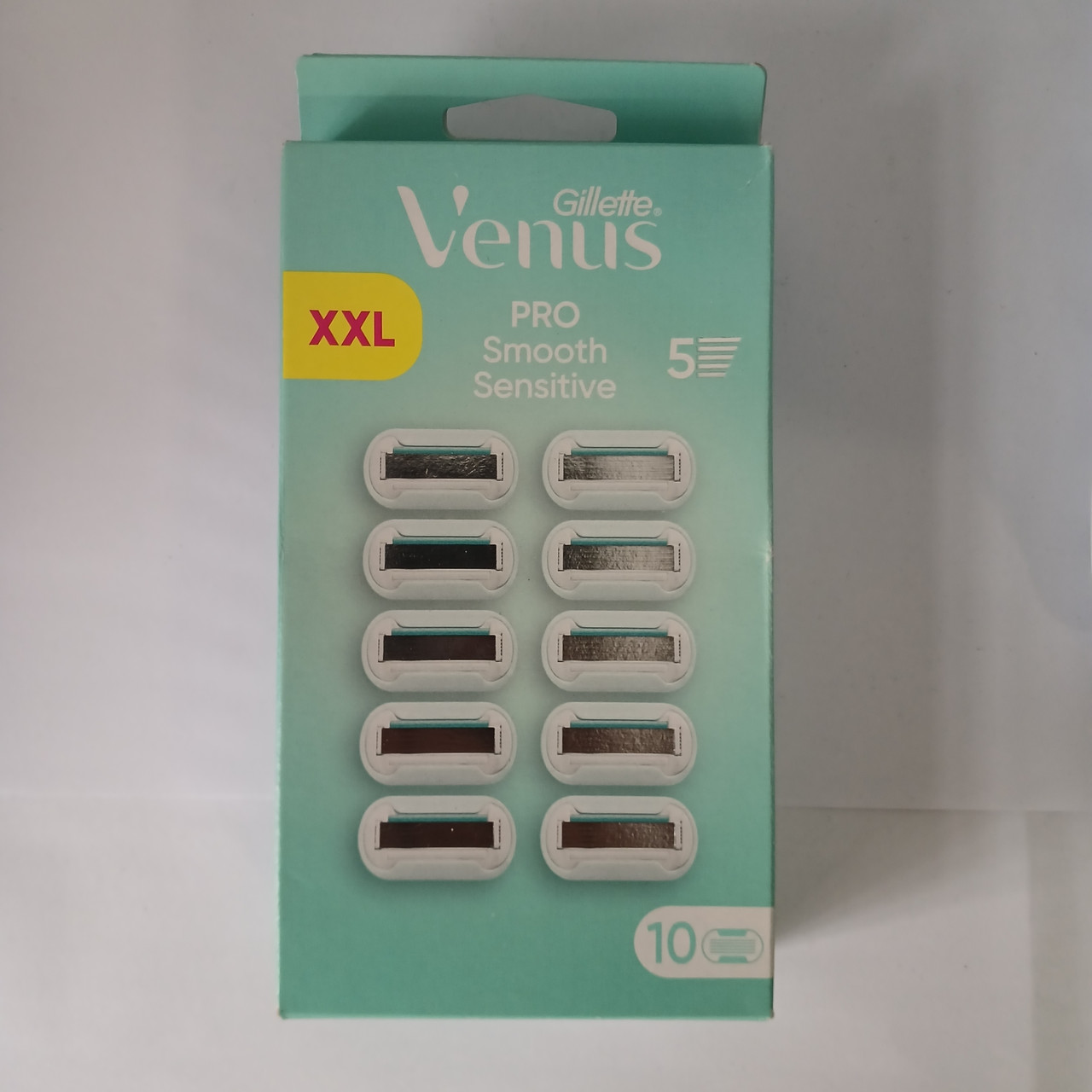 Касети жіночі для гоління Gillette Venus 5 PRO Deluxe Smooth Sensitive 10 шт. (Жиллетт Венус 5 Оригінал)