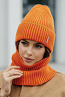 В'язаний комплект "Тина" колір помаранчевий