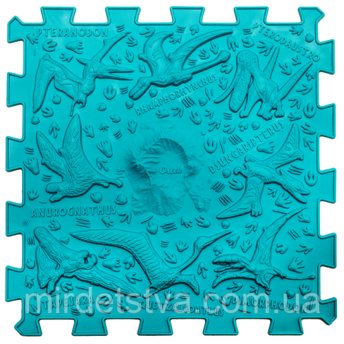 Ортопедичний масажний килимок пазли для дітей та дорослих у садок групи раннього розвитку додому Ортек Ortek, фото 1