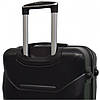 Валіза дорожня на колесах Bonro 2019 M середня чорна пластикова з висувною ручкою і кодовим замком, фото 6