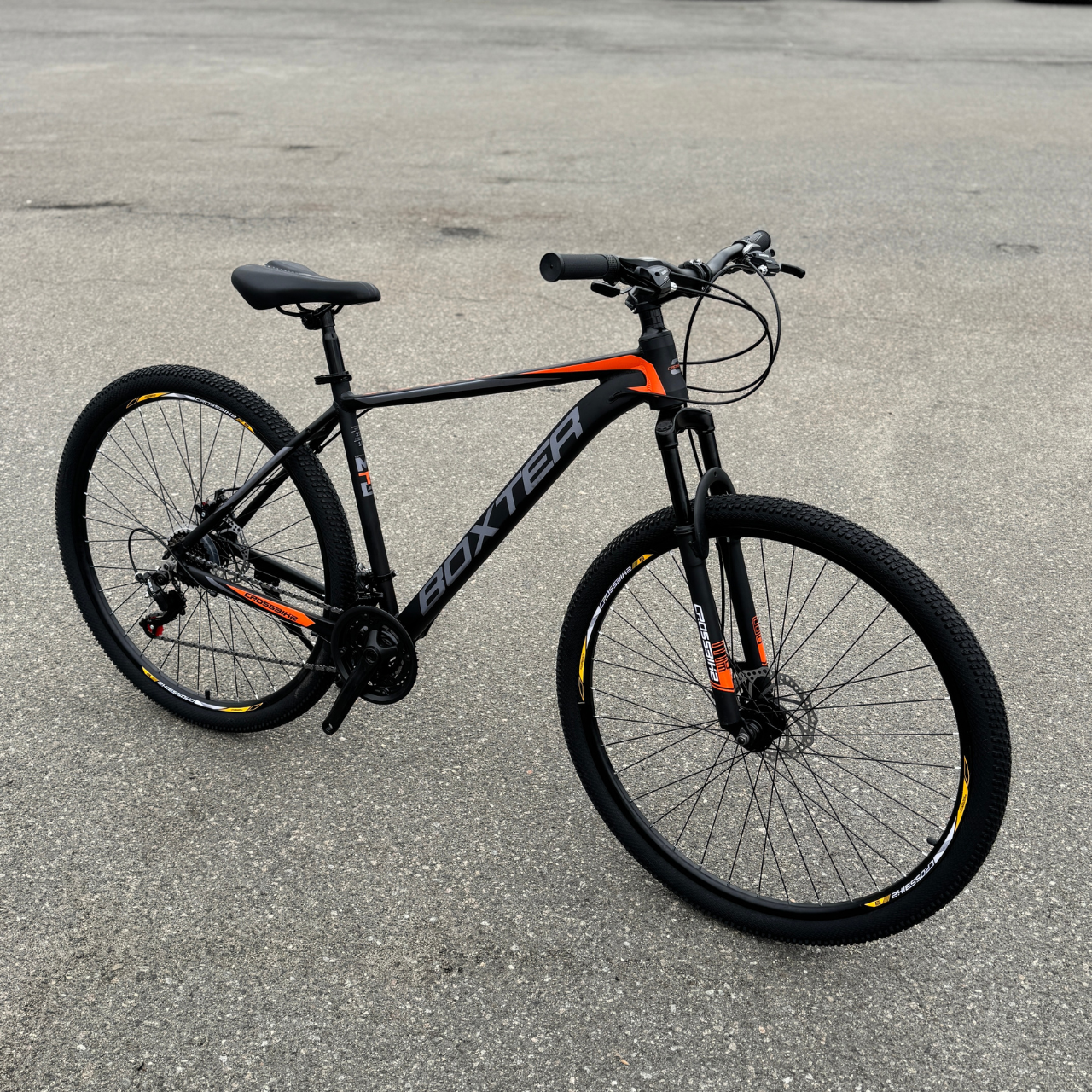 Велосипед CrossBike 29" Boxter 2025 Рама 19" black-red