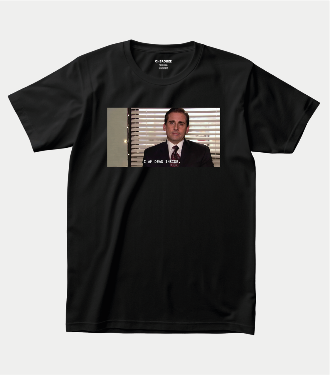 Футболка зі Стівом Кареллом і написом "I am dead inside", фото 1