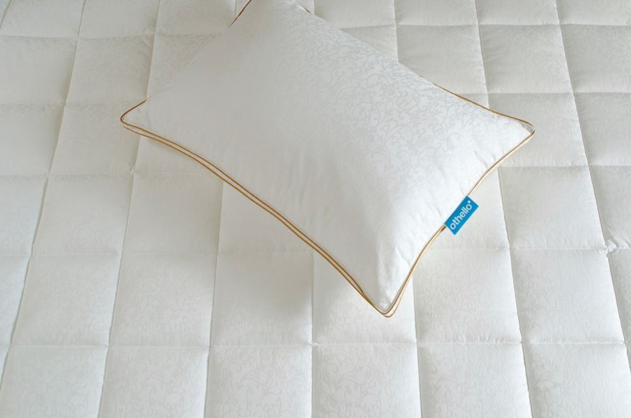 Подушка 50 на 70 см Othello Crowna жакардова кремова, фото 1