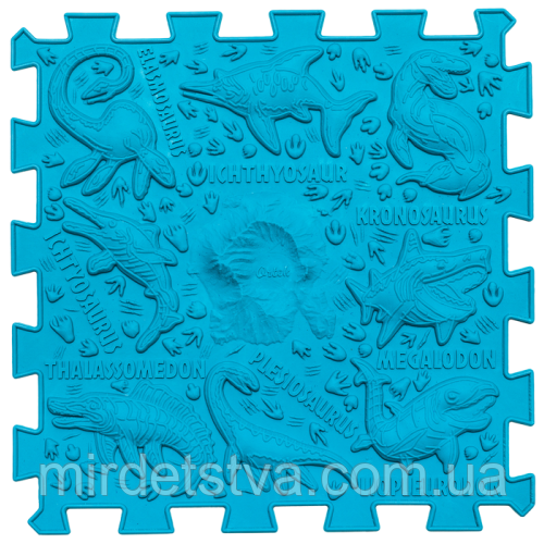 Ортопедичний масажний килимок пазли для дітей та дорослих у садок групи раннього розвитку додому Ортек Ortek, фото 1