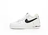 Зимові кросівки Nike Air Force 1 Low Winter White теплі з хутром Найк Форс білі з чорним низькі жіночі чоловічі, фото 9
