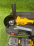 Акумуляторна болгарка DeWalt DCG413 (48V, 6AH) Безщіткова кутова шліфувальна машина 125 мм Деволт, фото 3