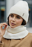 В'язаний комплект "Тина" колір білий