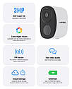 Камера безпеки акумуляторна H.VIEW HV-WP01 3Mp WiFi. O-KAM Pro, фото 2