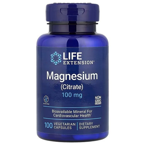 Вітаміни Life Extension Magnesium Citrate 100 mg (100 капсул.), фото 1