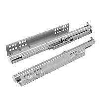 Меблева направляюча L=550mm прихованого монтажу відкривання натисканням (Push to open) Quadro Hettich