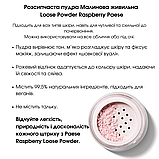 Розсипчаста пудра Малинова живильна Loose Powder Raspberry Paese 6g, фото 3
