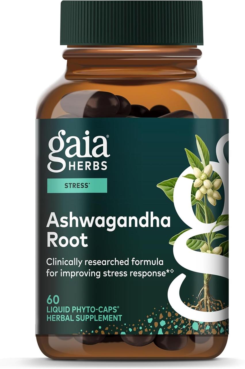 Gaia Herbs Ashwagandha Root 60 Phyto Capsules, фото 1