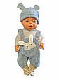 Одяг для ляльки Бебі Борн / Baby Born 40–43 см комплект Зайчик блакитний 8968, фото 2