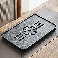 Чайний столик Tea Tray Graphite (Чорна чабань 37×24×3,5 см)