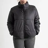 Демісезонна жіноча куртка батал чорна, 42 розмір 0421