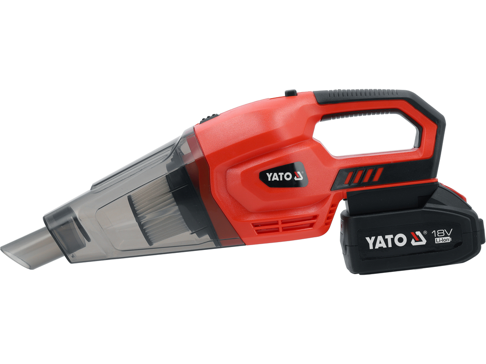 Порохотяг 18 В (4 А·год; 9 кПа) для дому та автомобіля з фільтром YATO YT-85682, фото 1