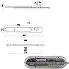 Світлодіодна люстра 45 Вт керована з пультом і мобільним додатком регулювання яскравості колір каркасу чорно-білий ESL-21658, фото 3