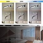 Світлодіодна люстра 45 Вт керована з пультом і мобільним додатком регулювання яскравості колір каркасу чорно-білий ESL-21658, фото 10