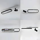 Світлодіодна люстра 45 Вт керована з пультом і мобільним додатком регулювання яскравості колір каркасу чорно-білий ESL-21658, фото 7