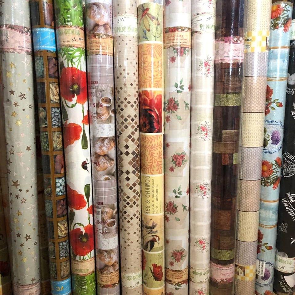 Клейонка на флізеліновій основі ПВХ підходить для обклеювання стін 25 м, фото 1