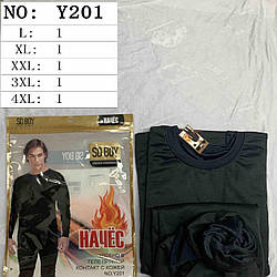 Чоловічий зимовий термокомплект з начосом Розмір: 48-54 (11260)