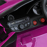 Дитячий електромобіль Porsche M 6055EBLR-8 рожевий, фото 4