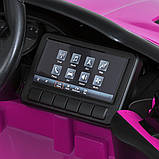 Дитячий електромобіль Porsche M 6055EBLR-8 рожевий, фото 9