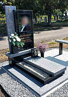 Памятник с фотостеклом 1