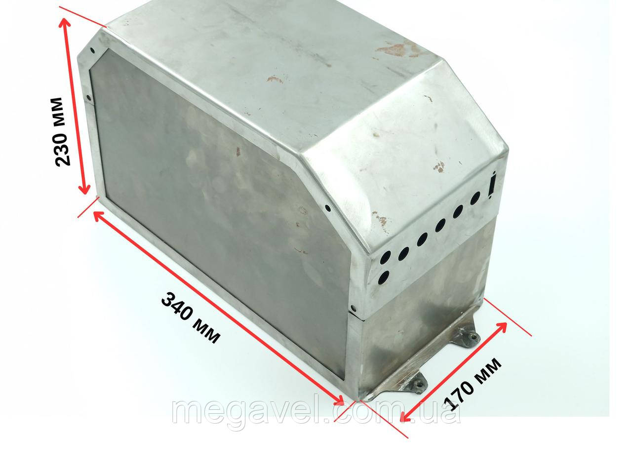 Металевий корпус для акумулятора 340х170х230 мм, фото 1