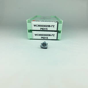 WCMX030208-FZ P6315 PROSPECT (Сталь, Нержавіюча сталь, Чавун) Твердосплавна пластина, фото 1