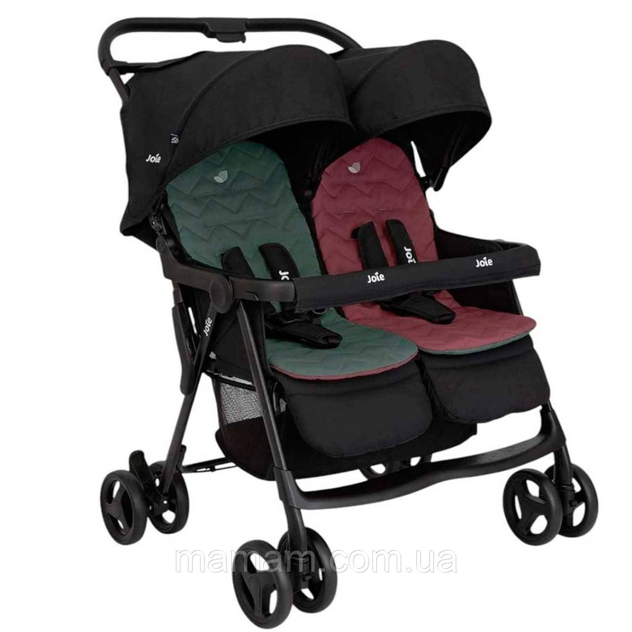 Прогулянкова коляска для двійні Joie Aire Twin Shale, фото 1