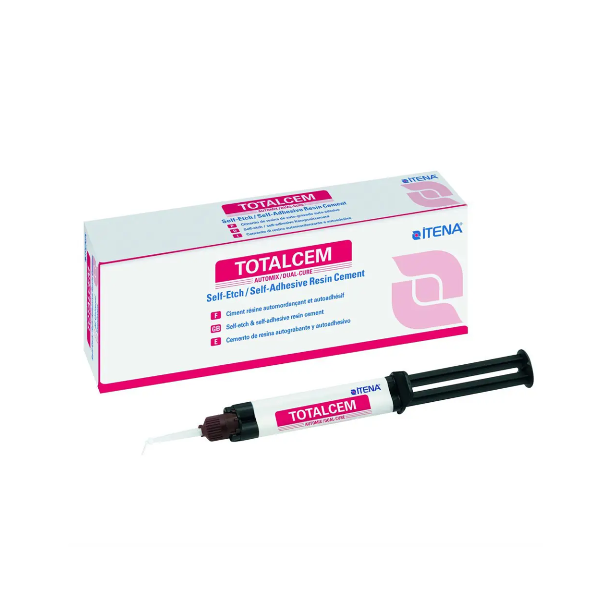 TOTAL CEM (ТОТАЛ ЦЕМ), УНІВЕРСАЛЬНИЙ ЦЕМЕНТ ДЛЯ ПОСТІЙНОЇ ФІКСАЦІЇ, ШПРИЦ (5 МЛ), ITENA. Translucent, фото 1