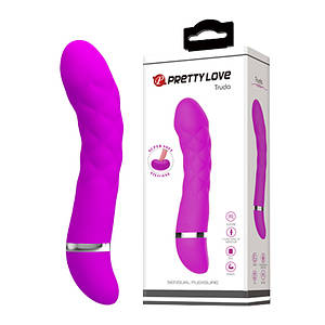 Вібратор для точки G Pretty Love Truda з гнучкою головкою, фуксія, 18.8 х 3.5 см