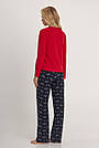 НОВОРІЧНА жіноча Піжама домашній костюм ELLEN SNOWY WEATHER 0180/39/03, фото 4