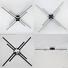 Сучасна світлодіодна люстра 70 Вт з пультом димером колір каркаса чорний ESL-21722, фото 8