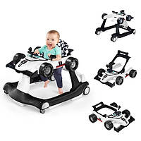 Ходунки-каталка дитячі 4в1 з регульованою висотою