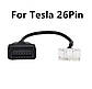 Перехідник OBD2 для Tesla 26 PIN (Model 3/S/X), фото 2