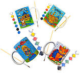 Набір для творчості кружка розмальовка Дніпро 330 мл біла (КР0091), фото 3