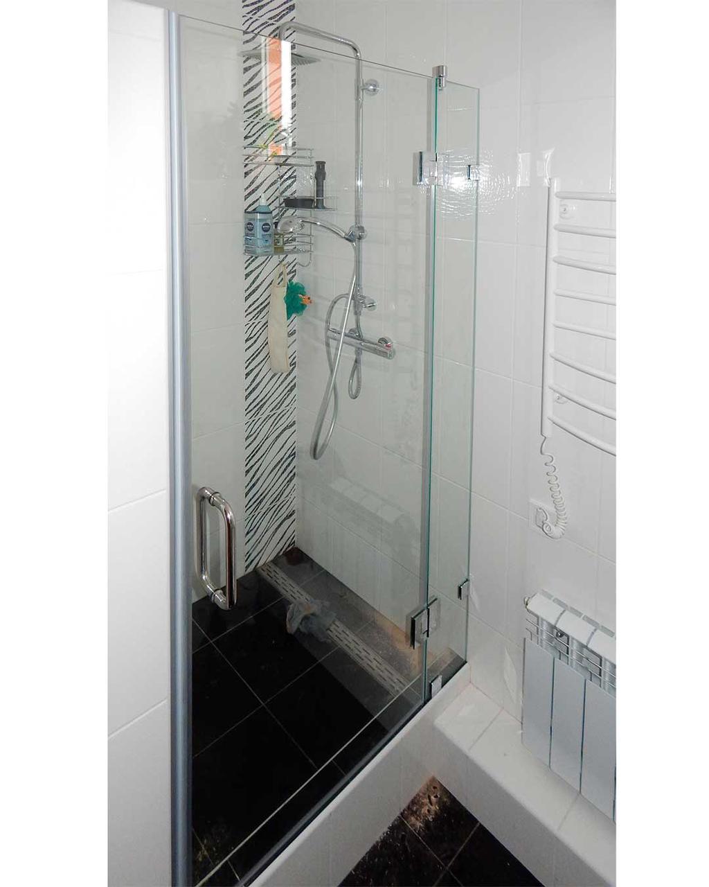 Скляна перегородка в душ 1000х2000, фото 1