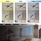 Сучасна світлодіодна люстра 70 Вт з пультом димером колір каркаса чорний ESL-21697, фото 6