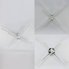 Сучасна світлодіодна люстра 70 Вт з пультом димером колір каркаса білий ESL-21698, фото 2