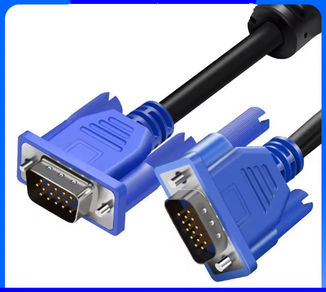 Кабель перехідник VIKEFON VGA-VGA високої чіткості комп'ютерний/ проектор /монітор /відеокабель передачі даних