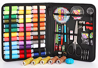 Набір для шиття та ремонту одягу №3-201, швейний набір, дорожній набір голок ножиць та ниток