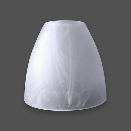 Плафон для люстри білий скляний абажур для стельових та підвісних світильників Е27, фото 1