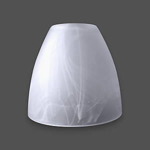 Плафон для люстри білий скляний абажур для стельових та підвісних світильників Е27