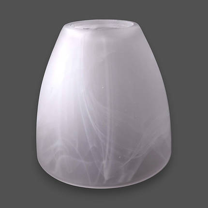 Плафон для люстри білий скляний абажур для стельових та підвісних світильників Е27, фото 2