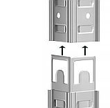 Набір із двох універсальних стелажів LEOBRO Premium 150 х 140 х 30 см, 175кг/полиця, 5 полиць (LB-R112Х2), фото 4