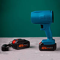 Повітродувка акумуляторна M1 Блакитний, бездротова повітродувка акумуляторна для саду (вітродуйка)